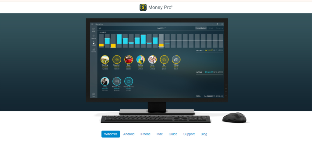 Personal finance software